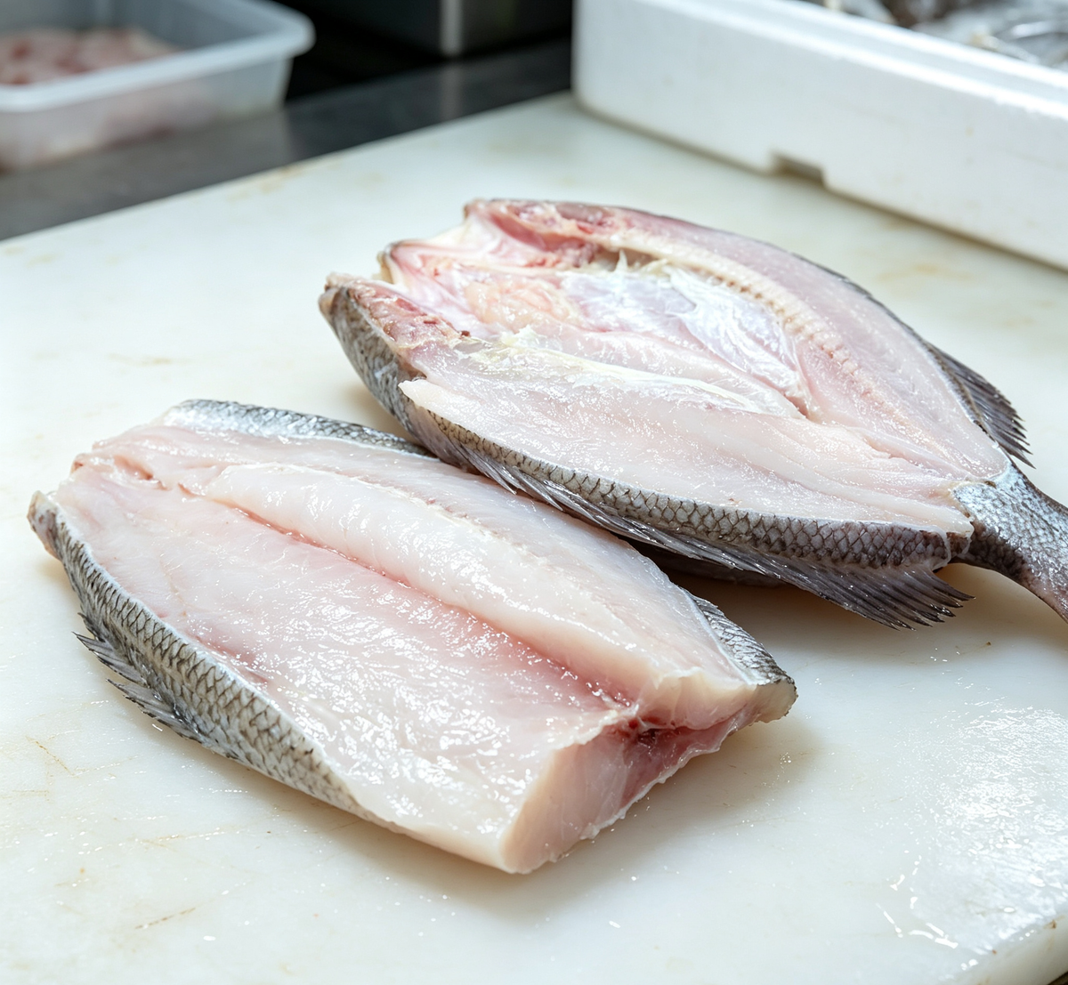 Freshly Sliced Sea Bass Fillets - Premium Quality & Flavor