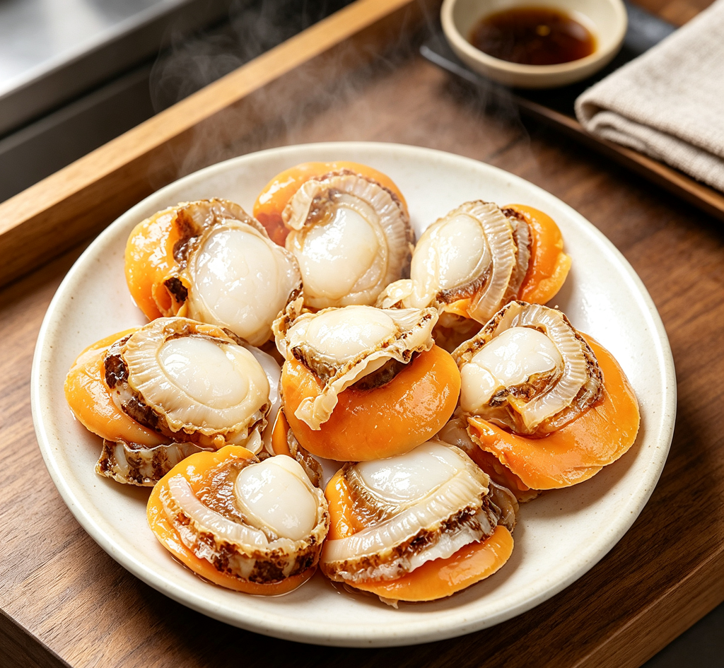 Freshly Steamed Abalone - Luxurious Seafood Delight
